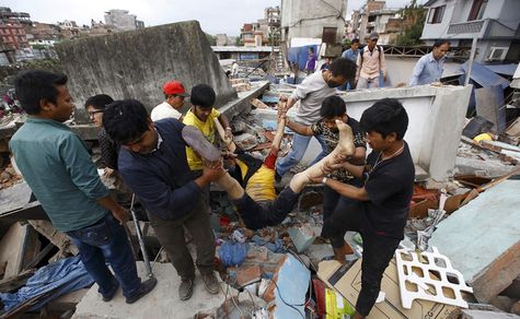 Землетрясение в Непале. Источник фото Reuters